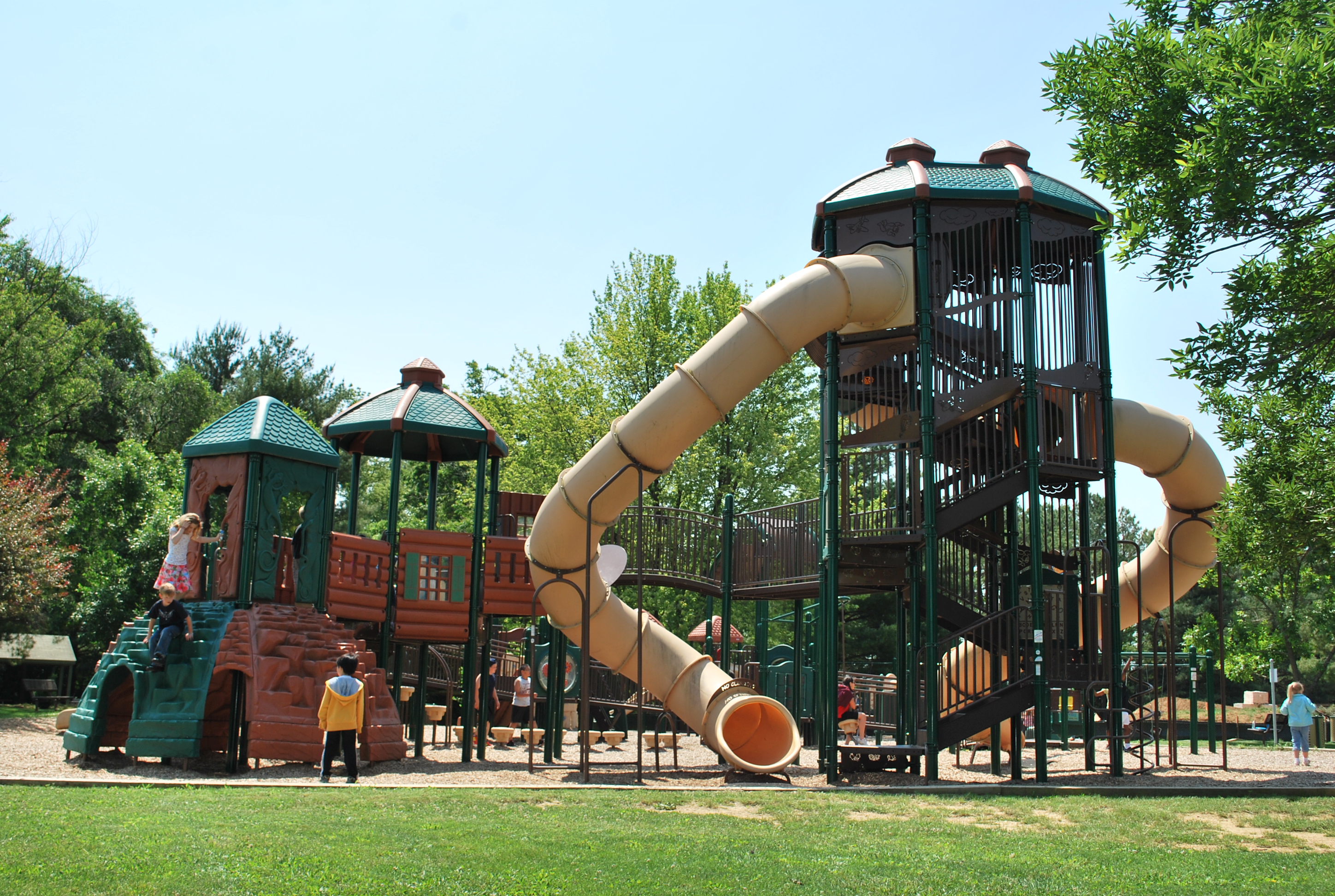 I have been on a 30 foot tall playground slide