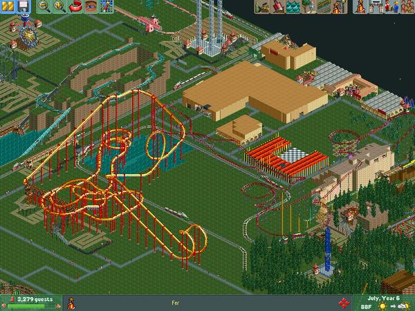 I Finally got Open RCT2! To celebrate, I've been recreating my childhood  home park, King's Dominion. : r/rct