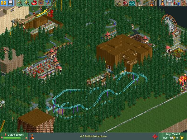 I Finally got Open RCT2! To celebrate, I've been recreating my childhood  home park, King's Dominion. : r/rct