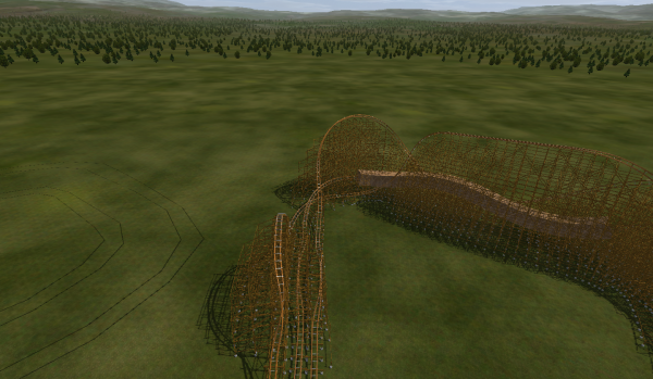 What's it like to stare down from the top of Cedar Point's fifth 200+ ft coaster? Well, it looks something like this. / RMC Mean Streak 2-1.png RMC Mean Streak 2-1.png